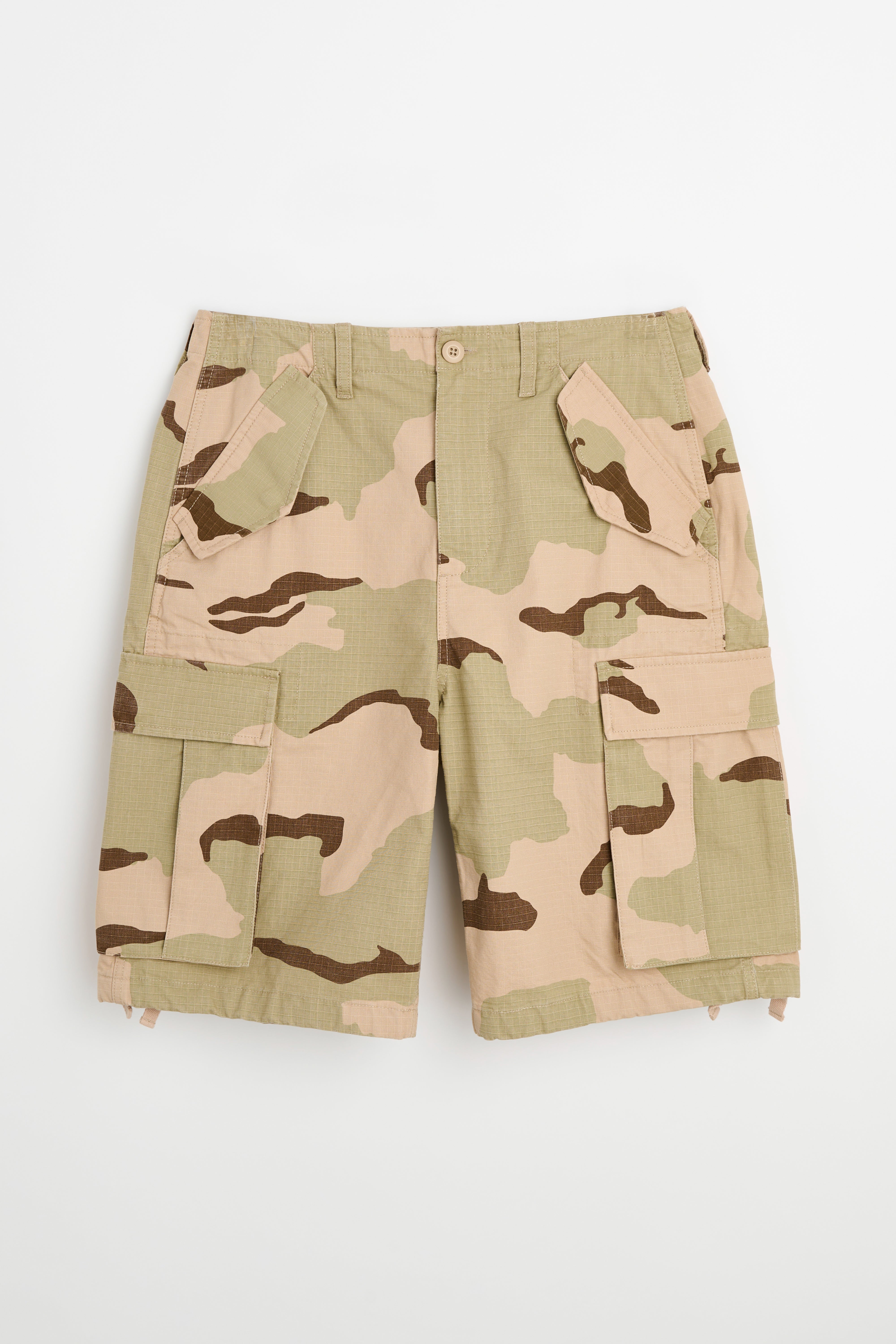 Stüssy Cargo Shorts Ripstop Sand Camo – Très Bien