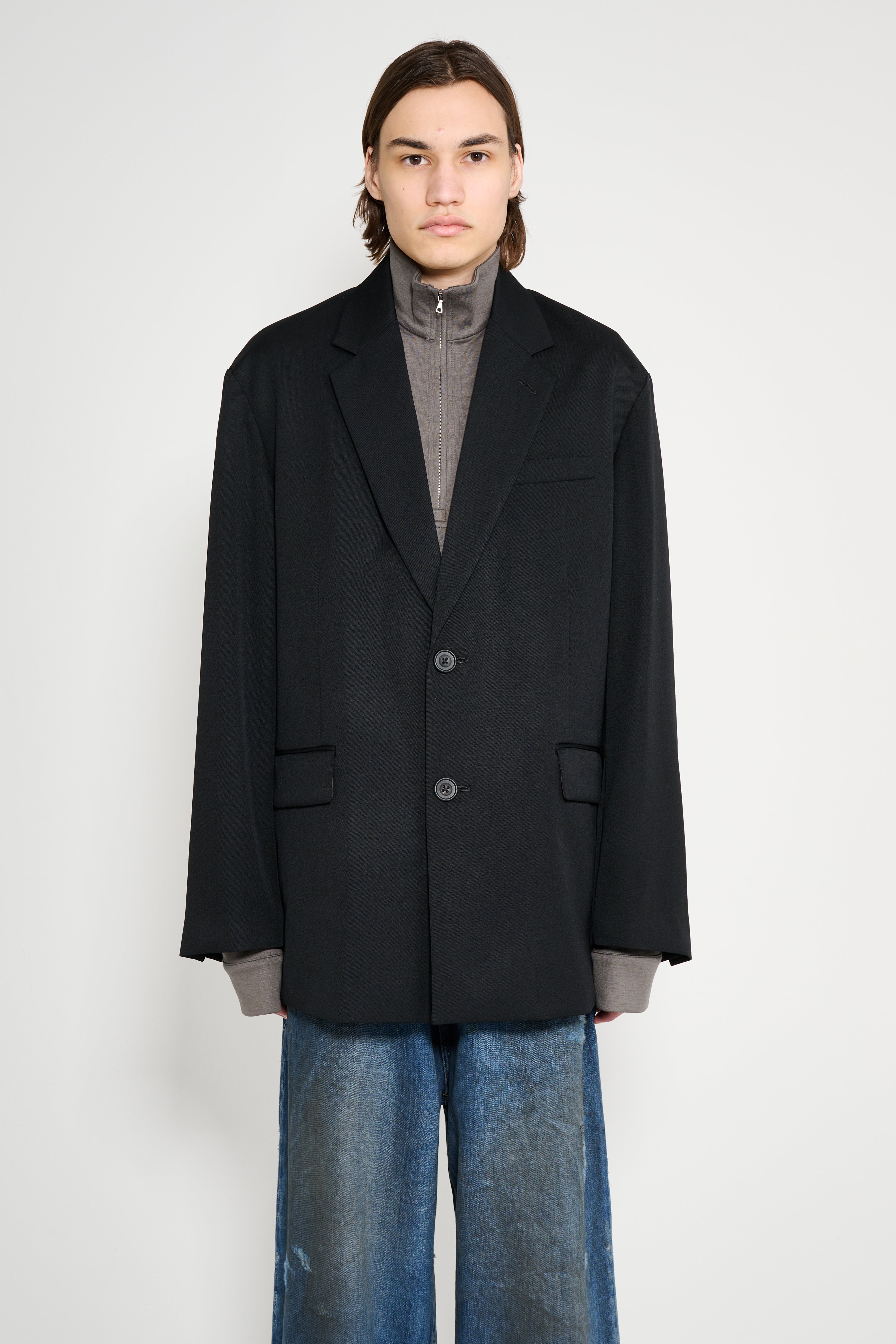 ssstein Oversized Single Breasted Jacket Black – Très Bien