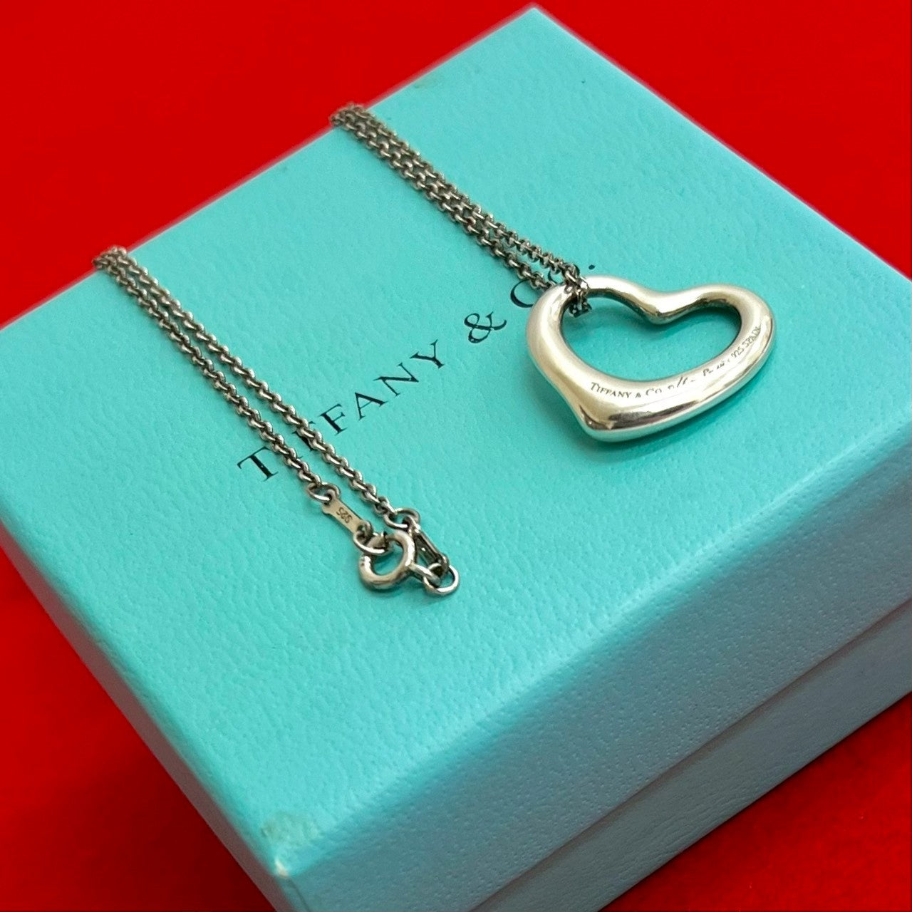 TIFFANY&Co. ティファニー オープンハート ネックレス – Trip