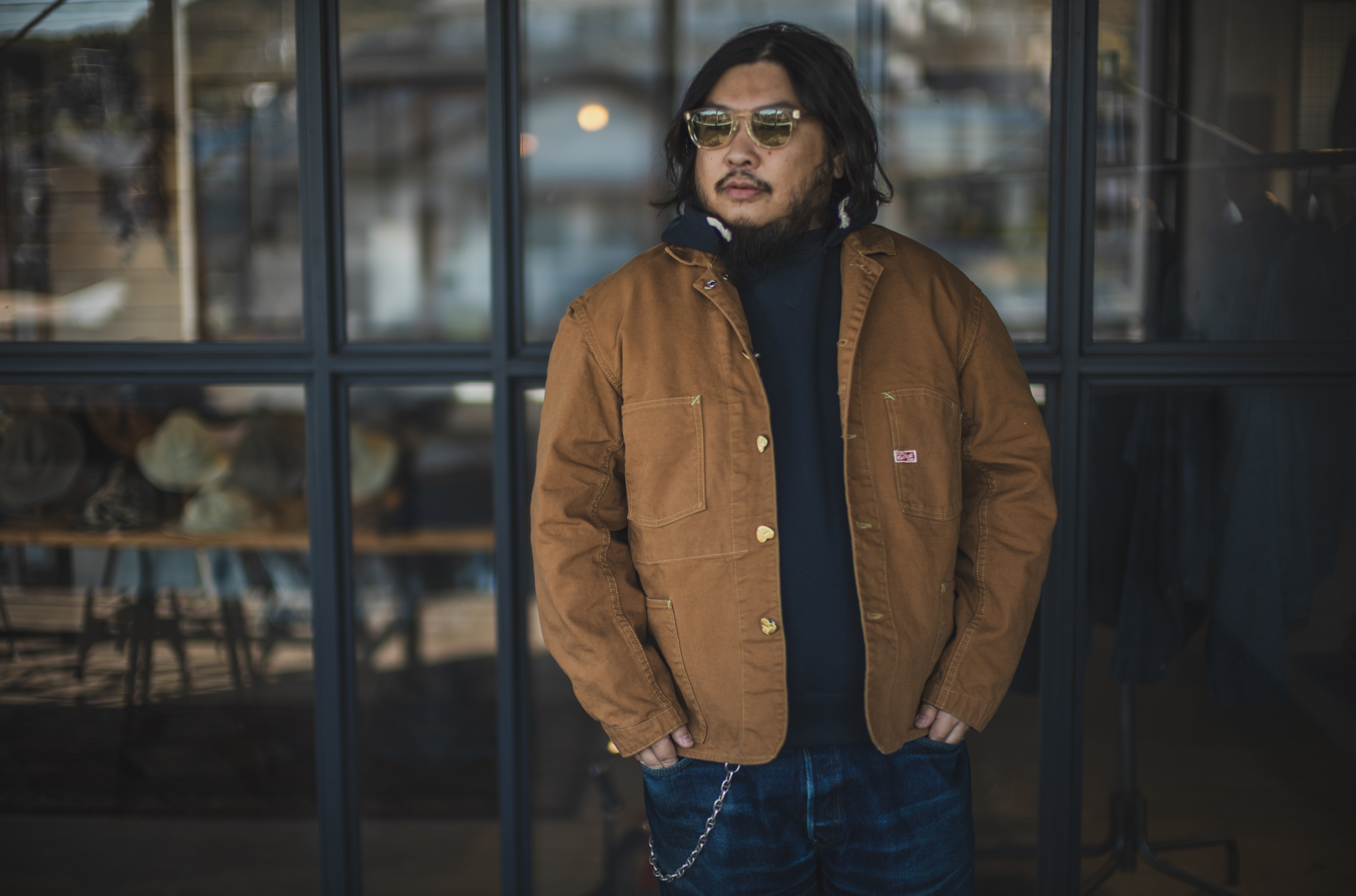 Cathartt Chore Coat Brown Canvas | TCB jeans