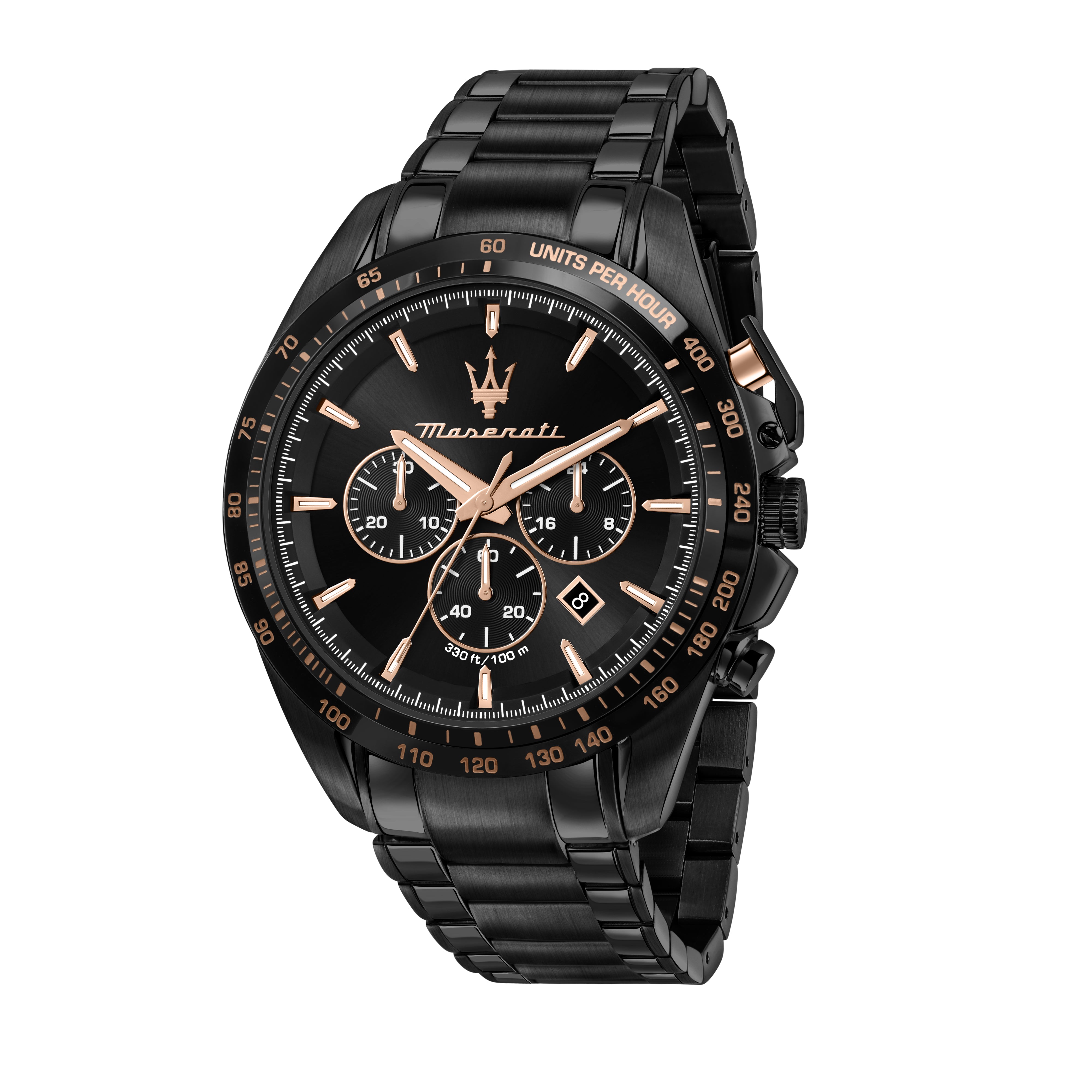 Traguardo Chrono Watch - Black Dial (R8873612048) – US - Maserati