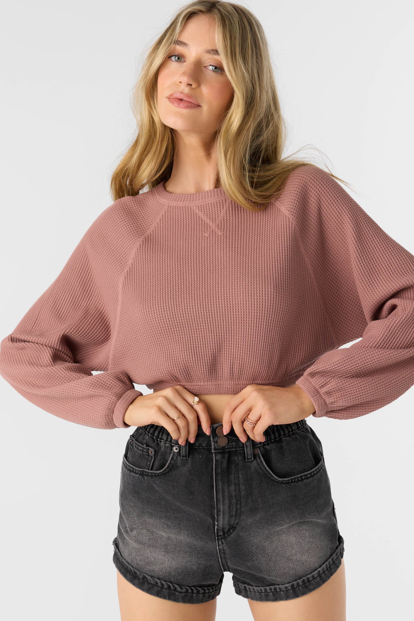 Tour Crew Long Sleeve Top - Burlwood | O'Neill