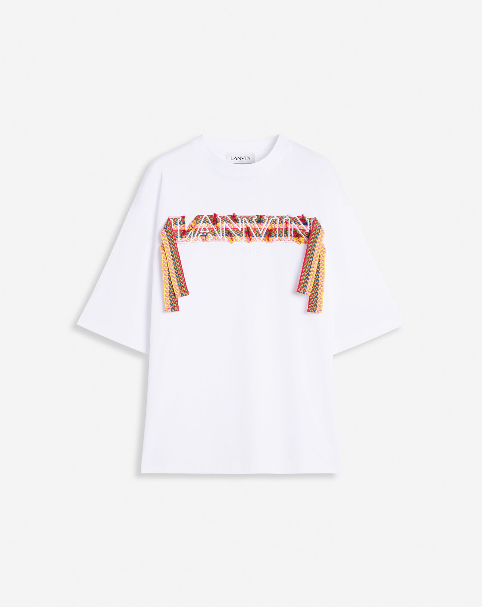White Curb Lace Lanvin Oversized T-shirt | Lanvin