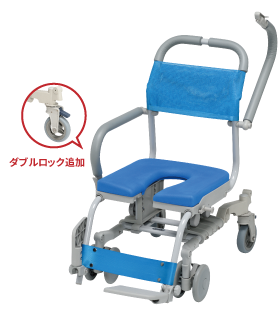 シャワーラク4輪自在 - ウチヱ株式会社