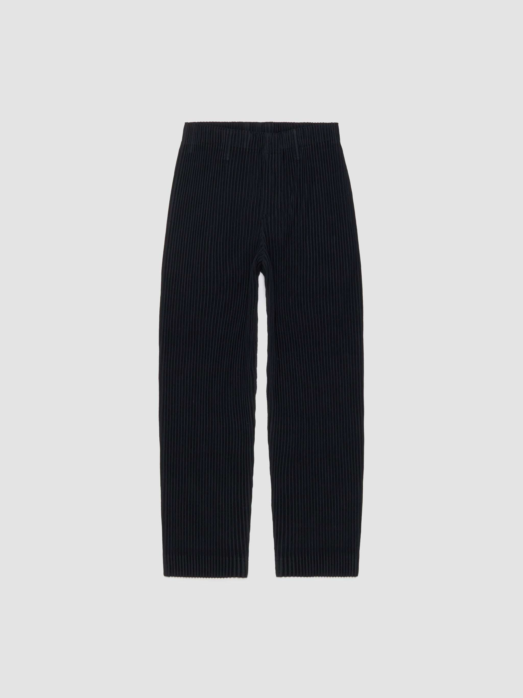 HOMME PLISSÉ Issey Miyake - Pleated Slim Fit Pants in Black