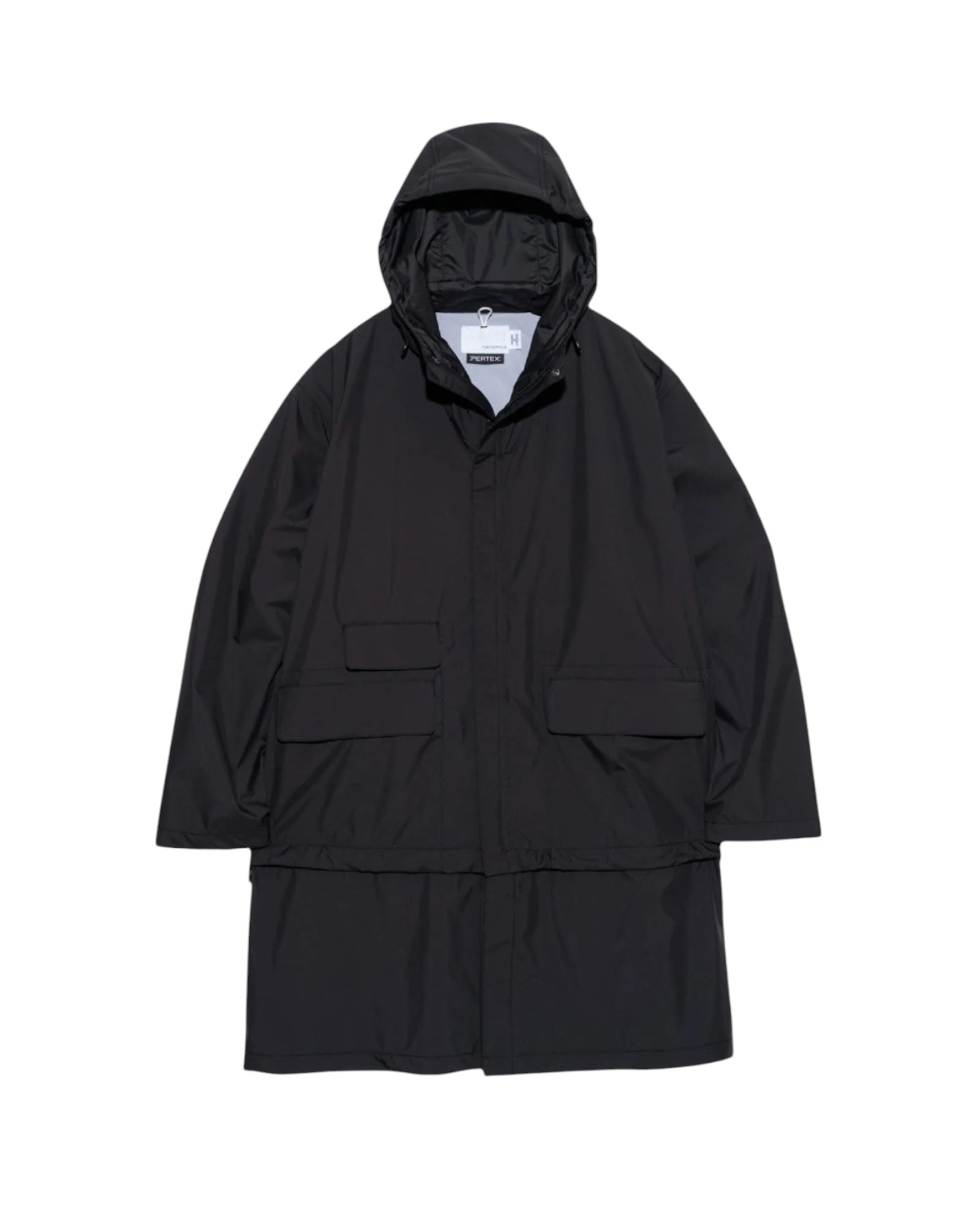 Nanamica 3L PERTEX SHIELD 2Way Travel Coat Black | VAVA STORE