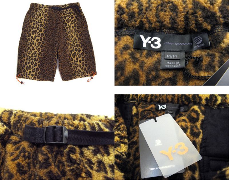 Y-3 アニマルパターン ハーフパンツ レオパード サイズ M / L