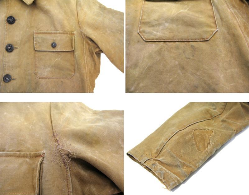 1940年代 フレンチワーク コットンキャンバス ハンティングジャケット