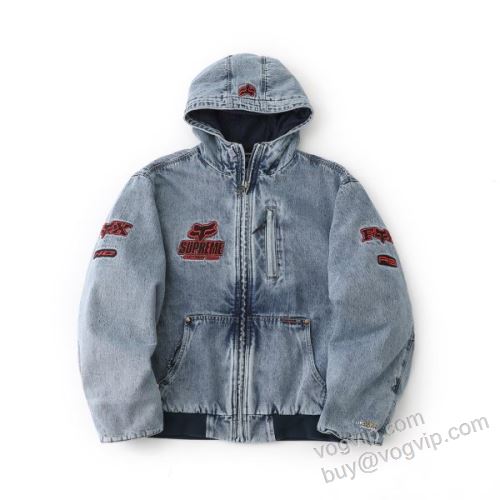 シュプリームブランドコピー Supreme x Fox Racing Hooded Work Jacket