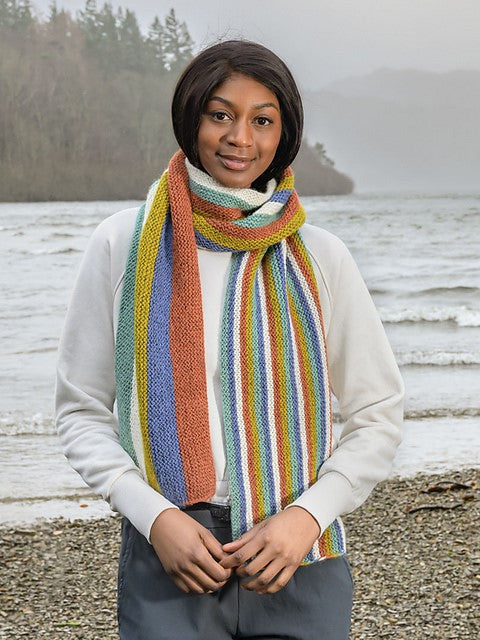 BandWidth Scarf by Becky Baker – Wool and Company