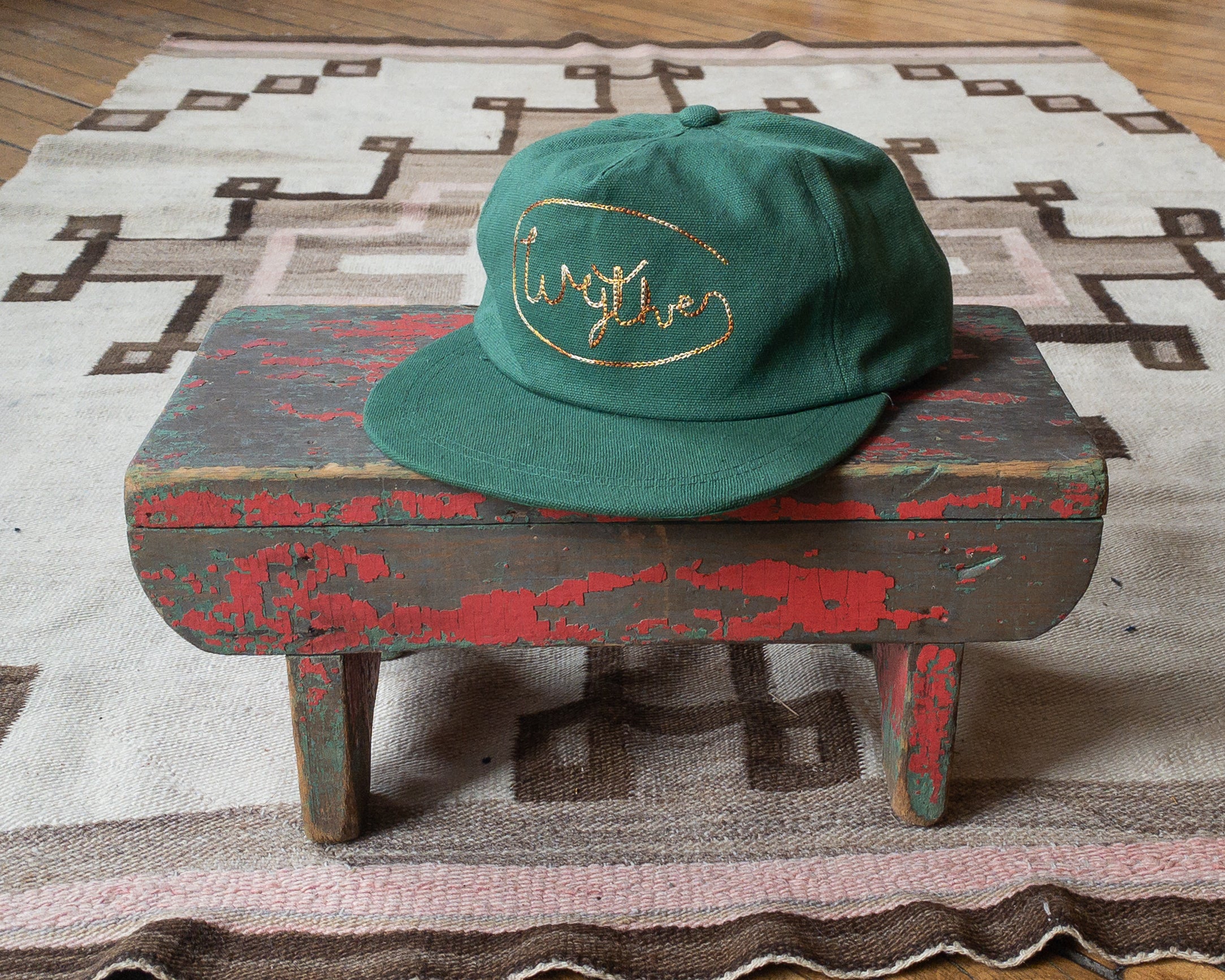 Chainstitched Canvas Ranch Hat - Green/Ombre – Wythe