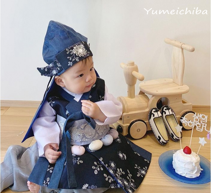 男の子1歳祝いトルチャンチ用新作チョゴリのご案内-夢市場