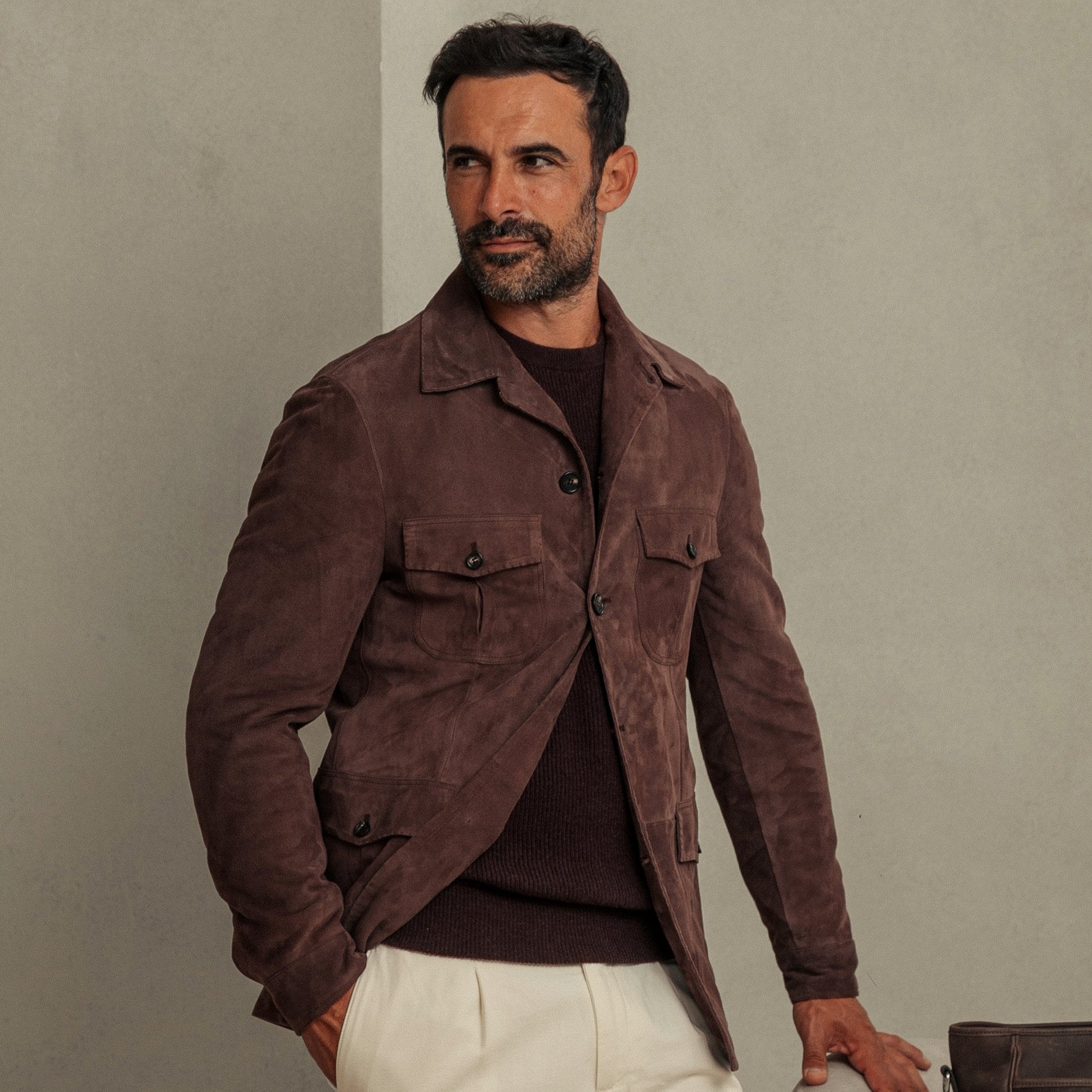 Suede Iconic Handmade Field Jacket – Rifugio Handmade Leather