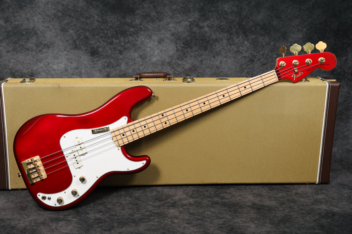 1982 Fender Precision Special, Candy Apple Red – Andy Baxter Bass