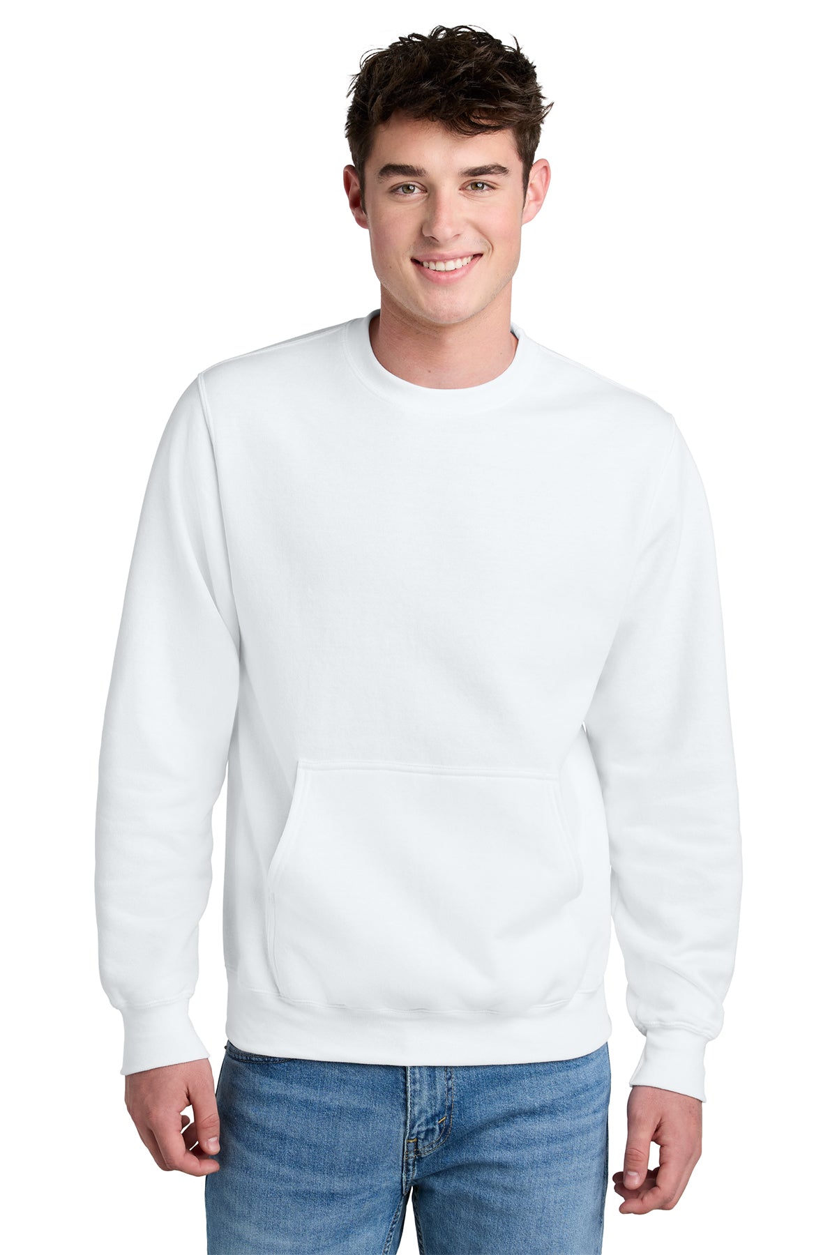 Port & Company Core Fleece Crewneck Pocket Sweatshirt – Aviva Dallas