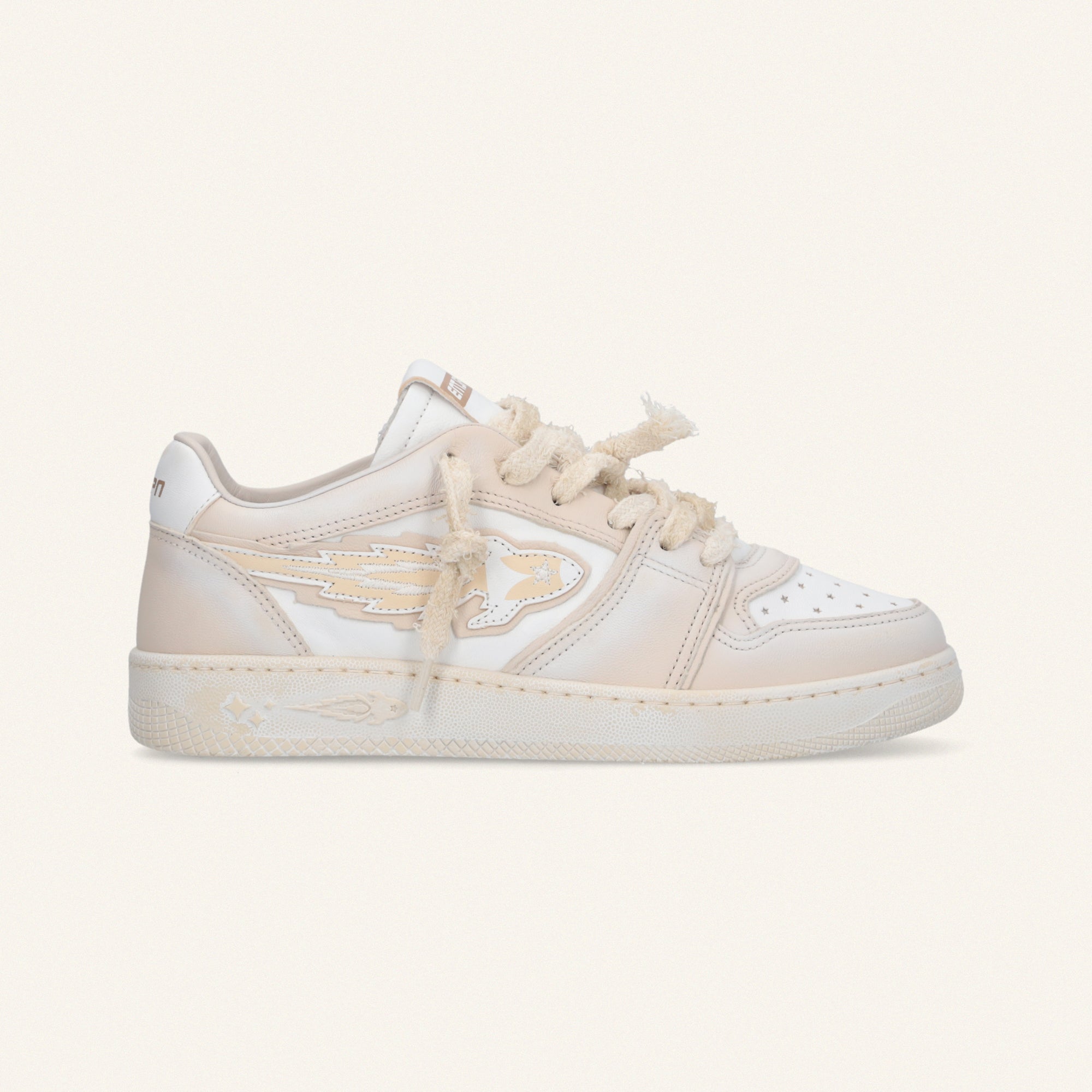 ENTJPN Egg Rocket vintage urban leather unisex sneakers