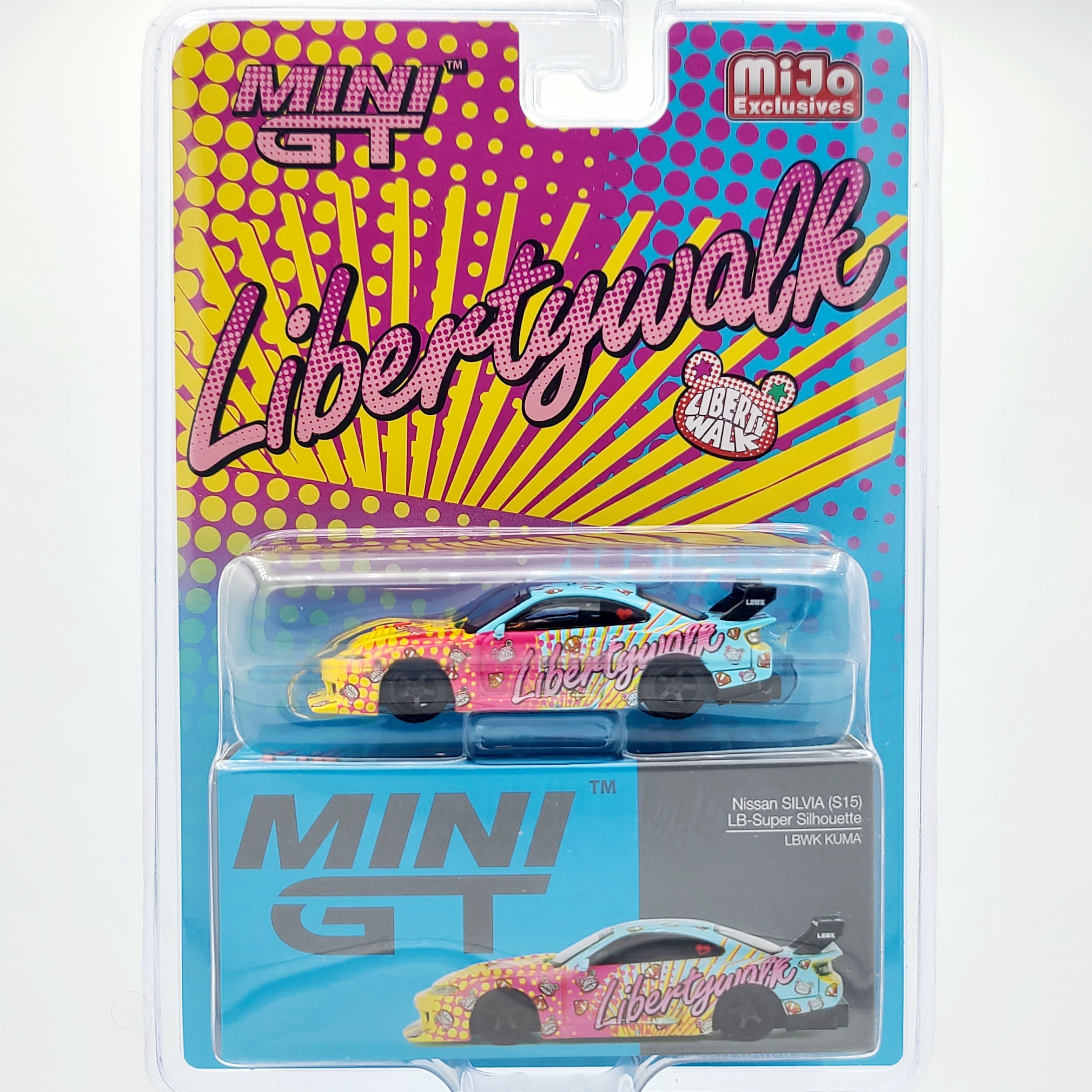 Mini GT Nissan Silvia S15 LB-Super Silhouette LBWK KUMA - 1:64 scale (