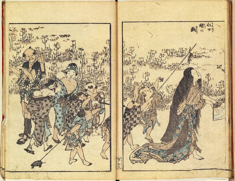 葛飾北斎 北斎画譜 下編