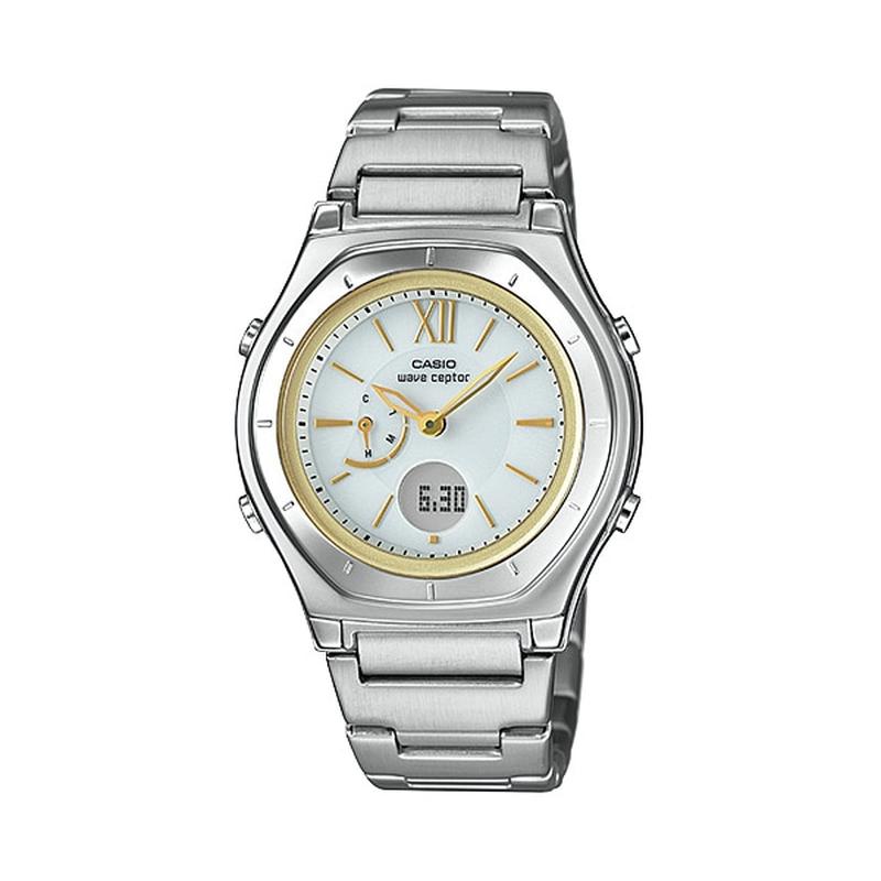 Casio Women's Wave Ceptor Solar Radio Watch Multi-band 6 LWA-M160D