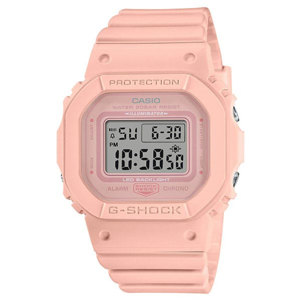 Casio Ladies G-SHOCK DW-5600 Compact Slim Model in Pale Orange GMD