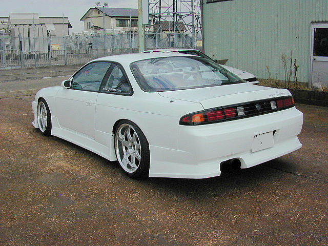 S14 シルビア リアバンパースポイラー FRP（前/後期） [j.blood]