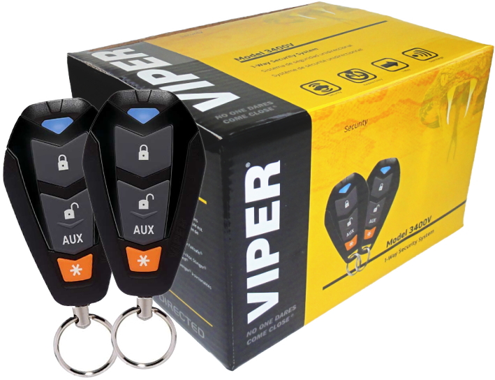 VIPER3400V】カーセキュリティーの取付 盗難防止装置