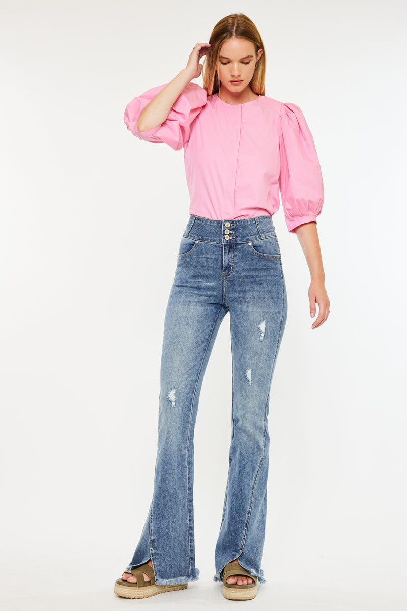 Miranda Ultra High Rise Flare – Kancan USA