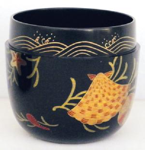 中棗 海松貝蒔絵【販売】-茶道具は京都しみず孔昌堂