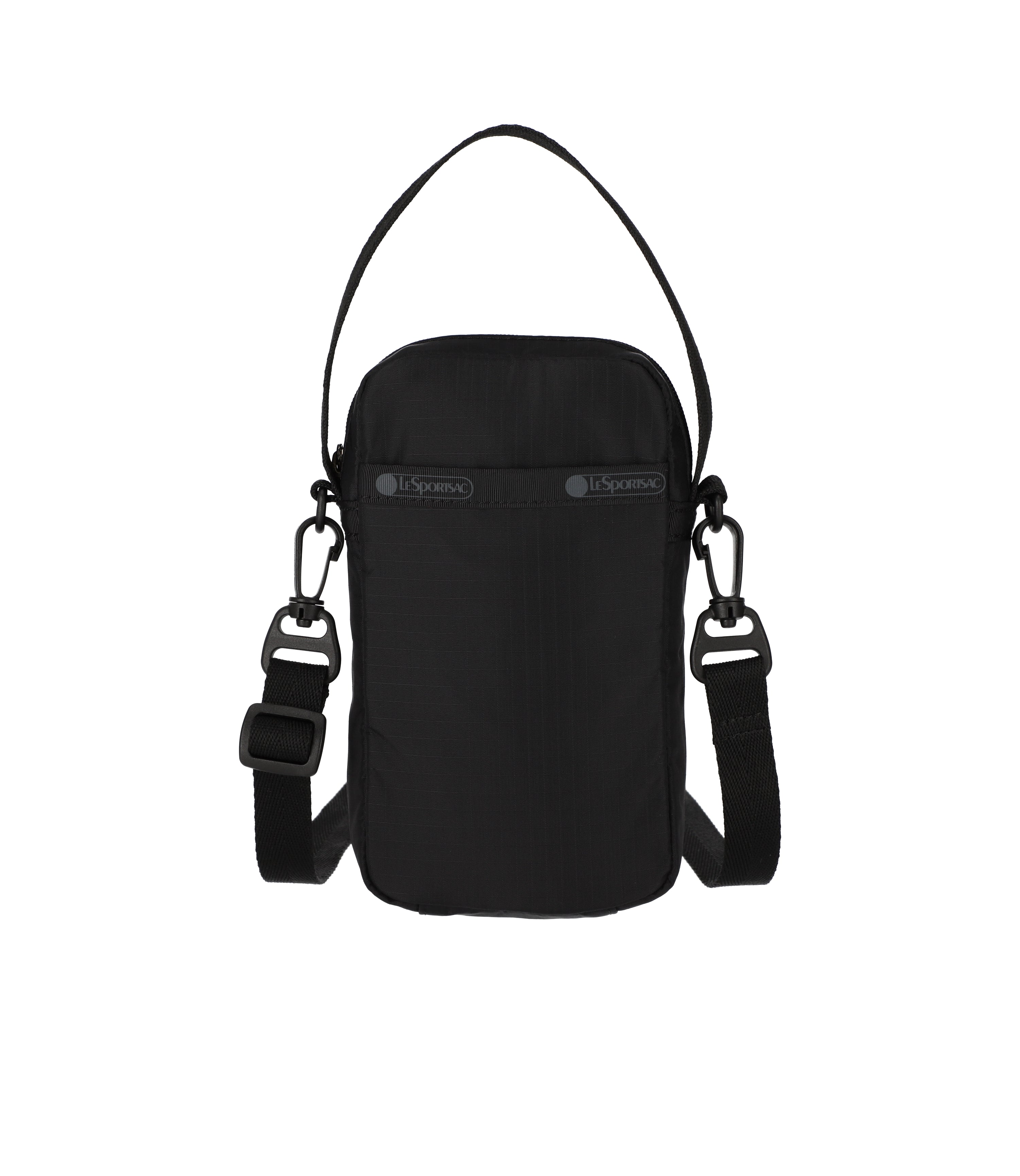 Solid Black Mini Crossbody Cell Phone Bag | LeSportsac