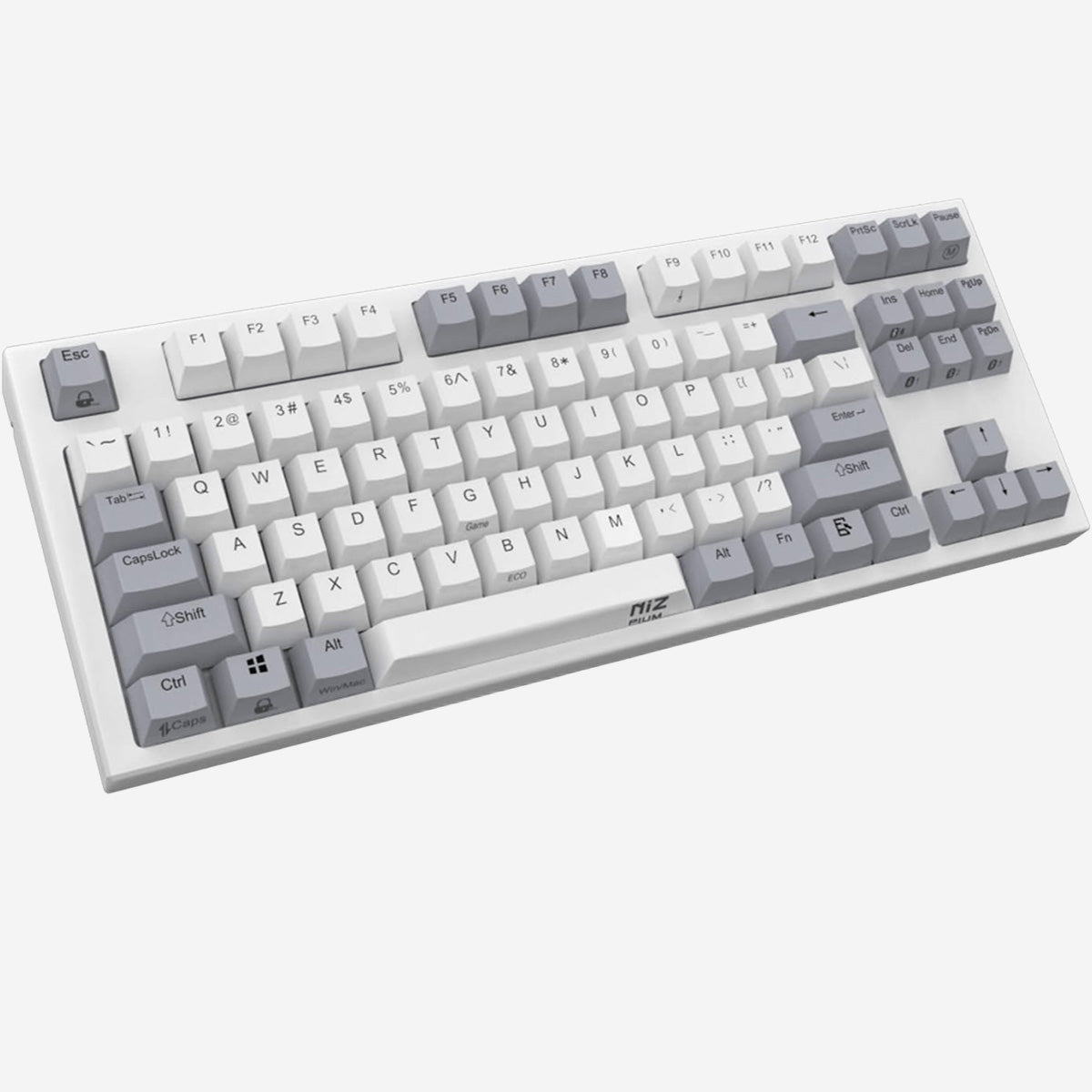 NiZ X87 静電容量無接点キーボード ワイヤレスキーボード 白い