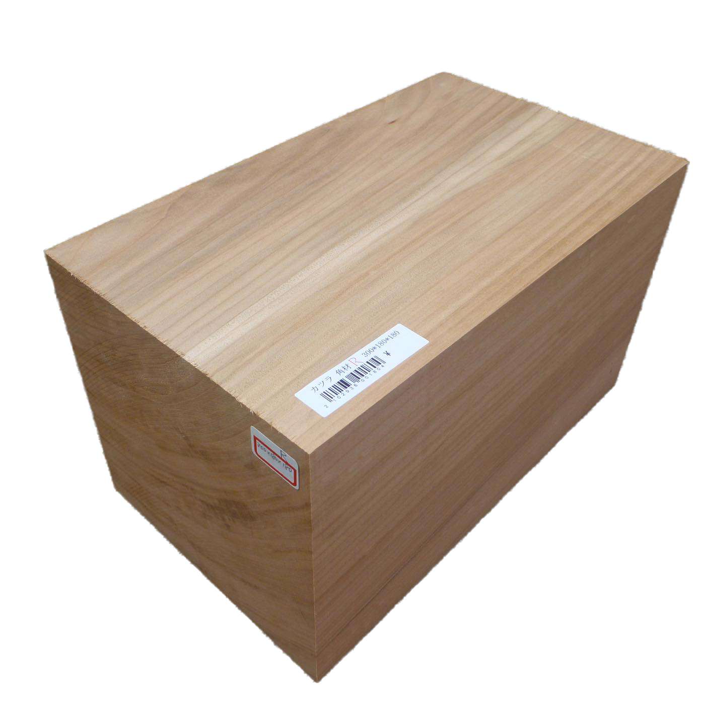立体彫刻用材 桂 (カツラ) 300×180×180mm 293600180R【この商品は送料