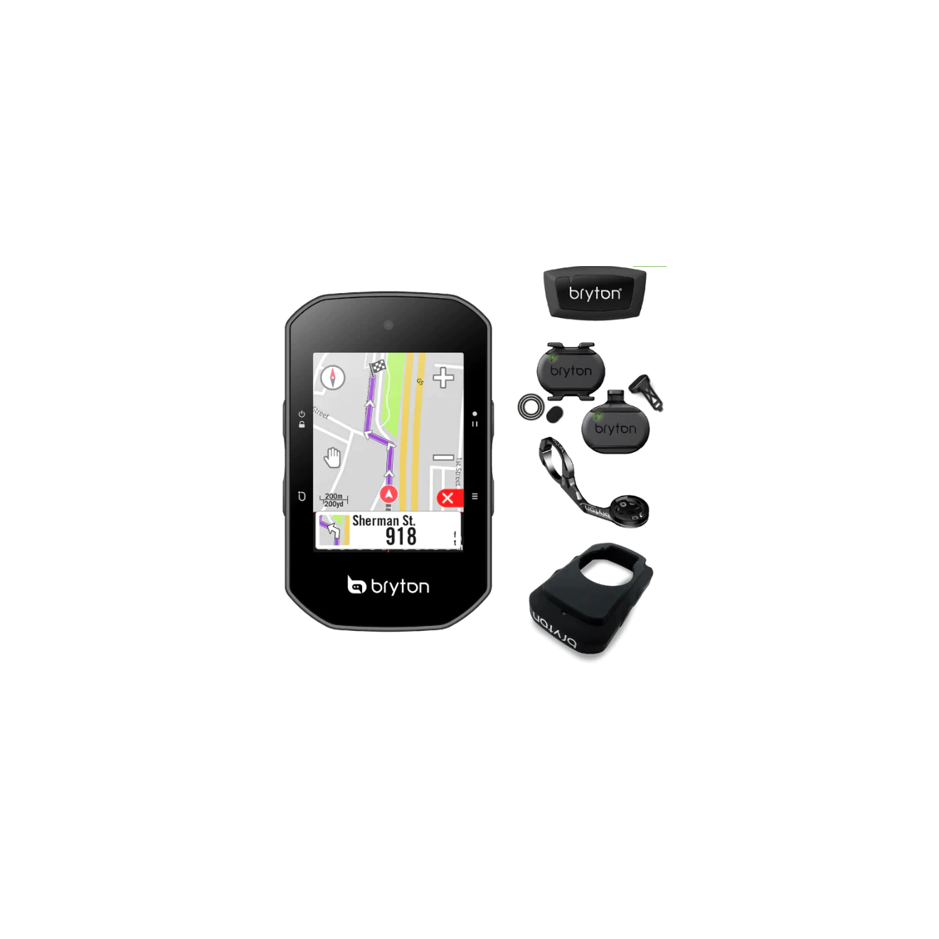 Bryton GPS Bike Computer Rider S500 + Sensor Bundle – Poseidon Bike