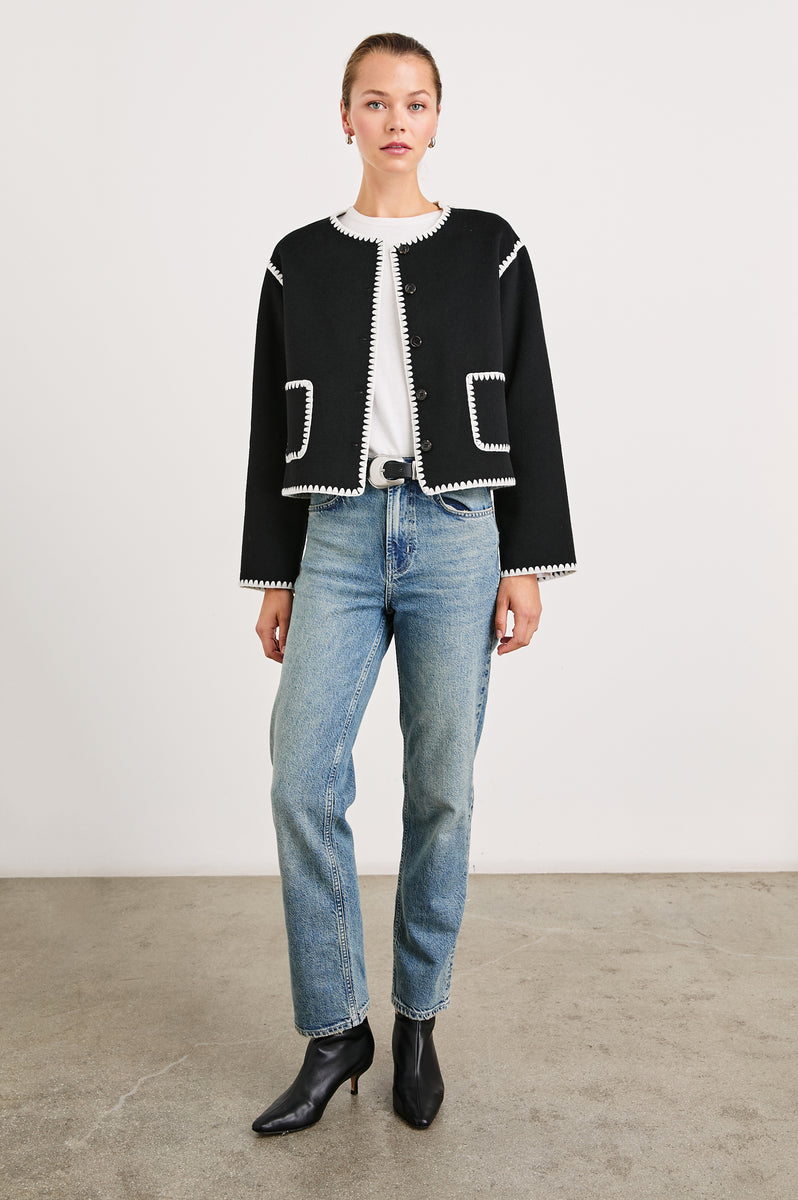 MELANIE JACKET - BLACK – Rails