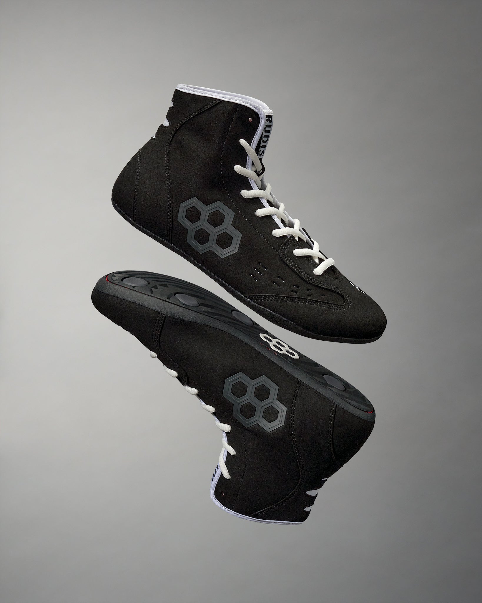 RUDIS International Adult Wrestling Shoes - Black - Conquer Your