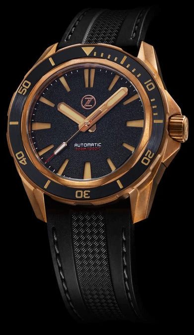 Zelos Swordfish Bronze Black Sand NH35 - SeriousWatches.com