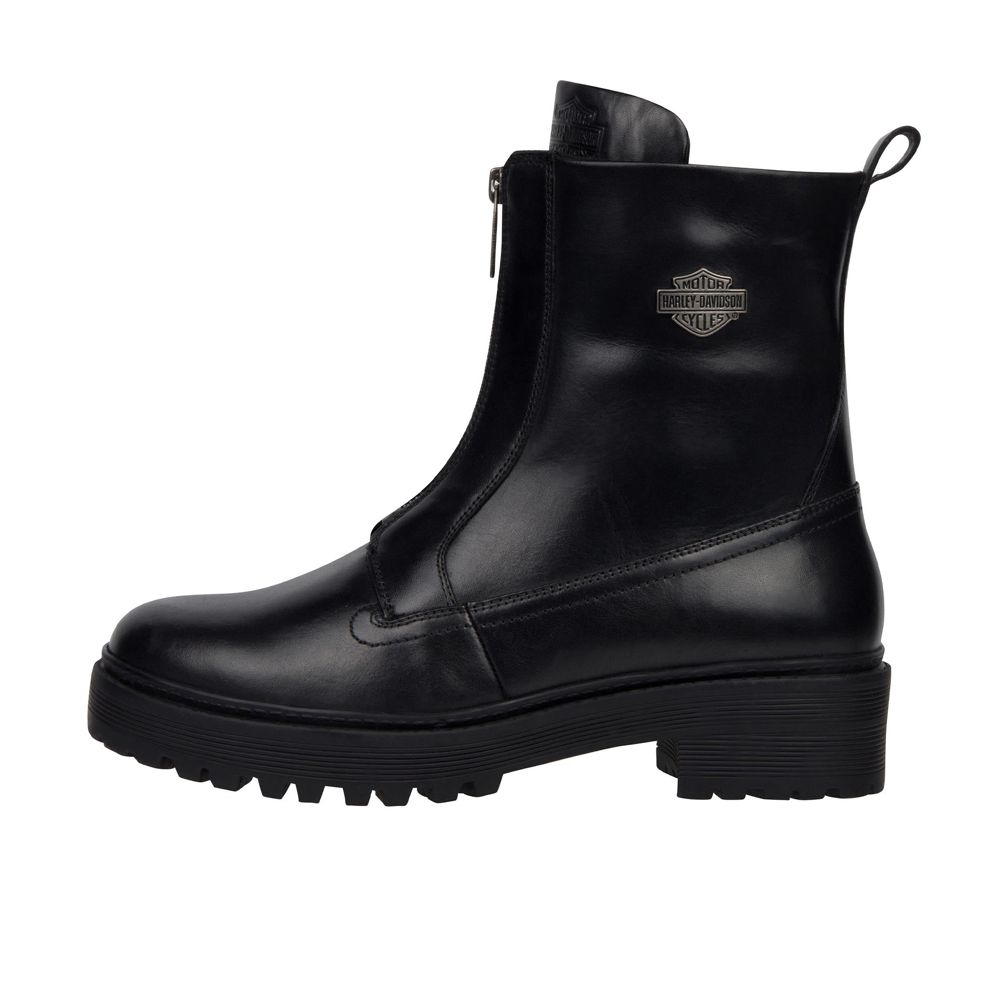Harley Davidson Womens Carney Front Zip Black – Shoeteria