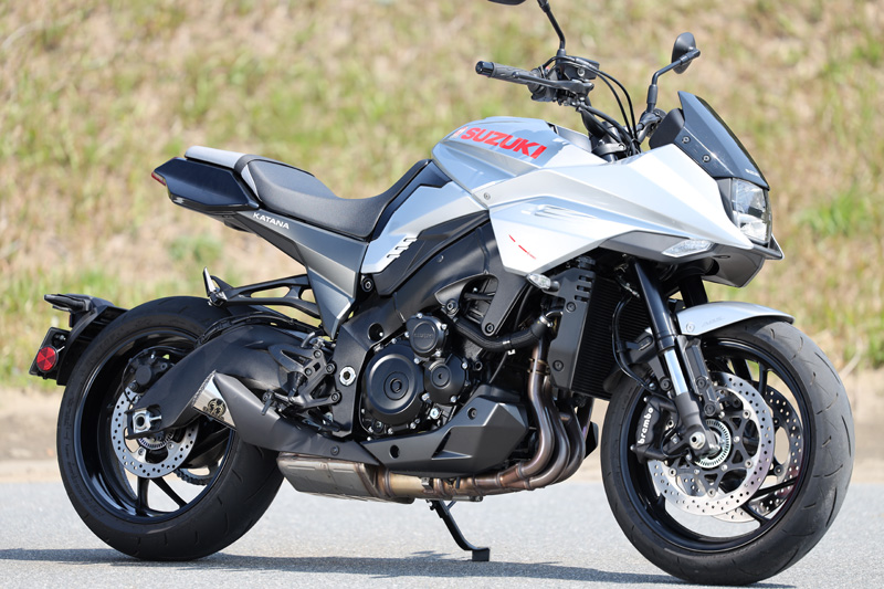 SUZUKI KATANA (2BL-GT79B) POWERBOXメガホン ステンレス ｜SP忠男