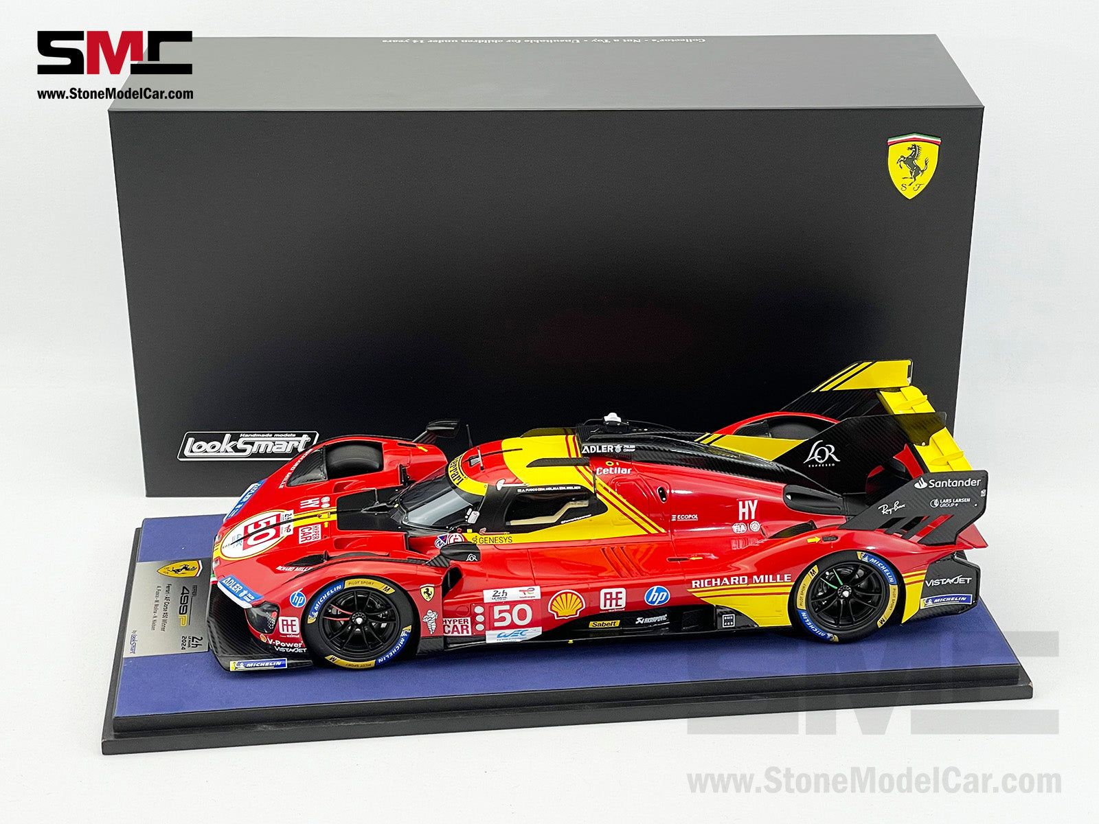 Ferrari 499P #50 AF CORSE Winner 24H Le Mans 2024 Looksmart 1:18