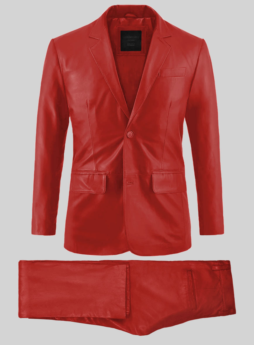 Tango Red Leather Suit – StudioSuits