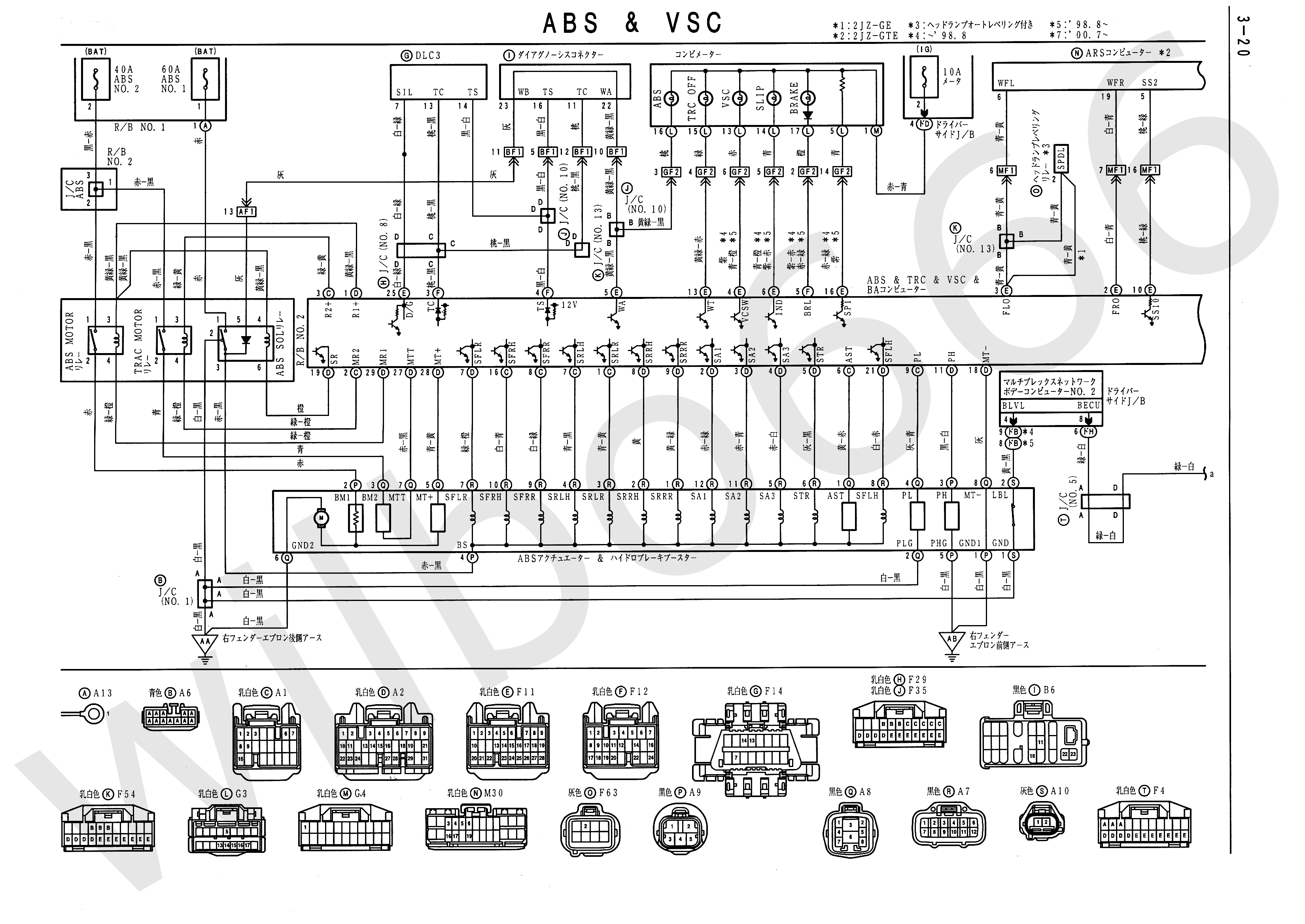 wilbo666 / 2JZ-GTE VVTi JZS161 Aristo Engine Wiring