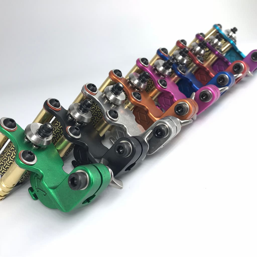 ツ*ン様 ウィザード タトゥーマシン ダブルコイル 赤 2台セット ツ*ン