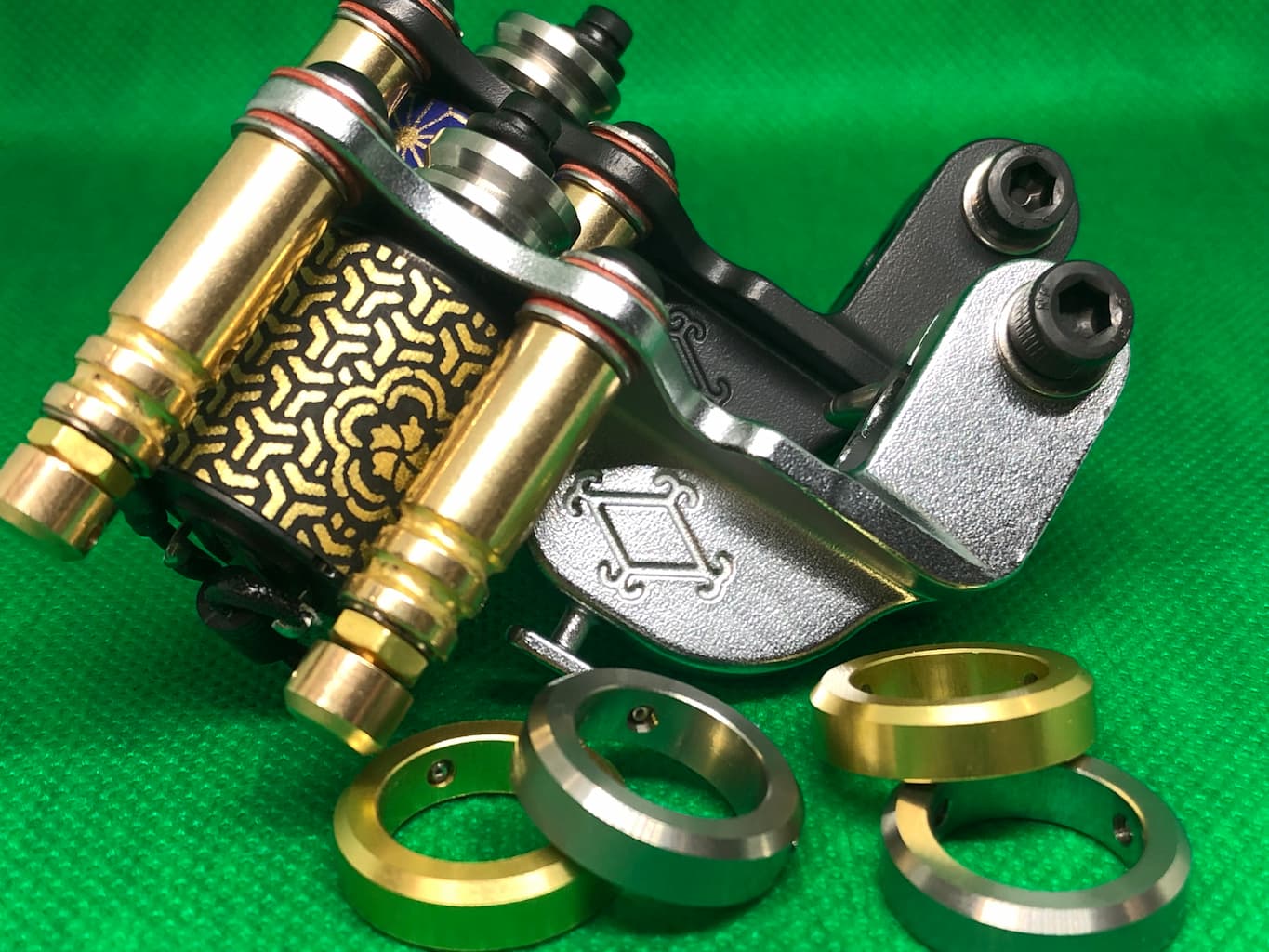 ppp タトゥーマシン クインケV2 QUINKE V.2S. Steel CAM Set – Wizard