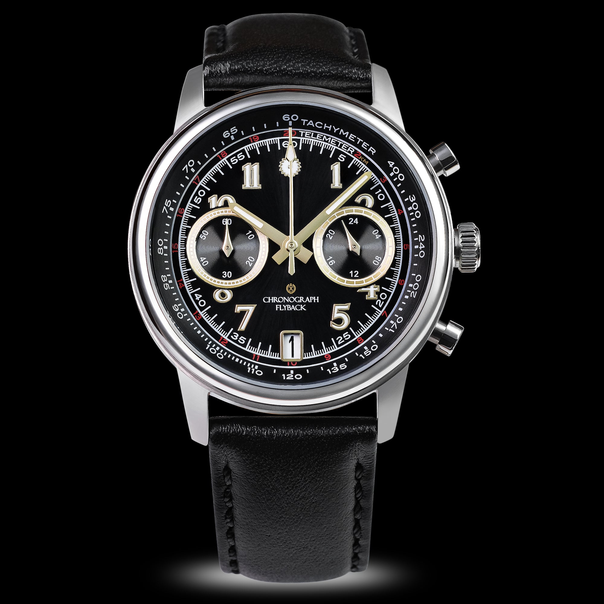 Tenji Chronograph – 38mm Seiko VK64 Mecha-Quartz | Wancher Watch