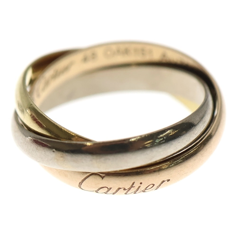 Cartier(カルティエ) トリニティ リング YG×PG×WG 750 #48 指輪