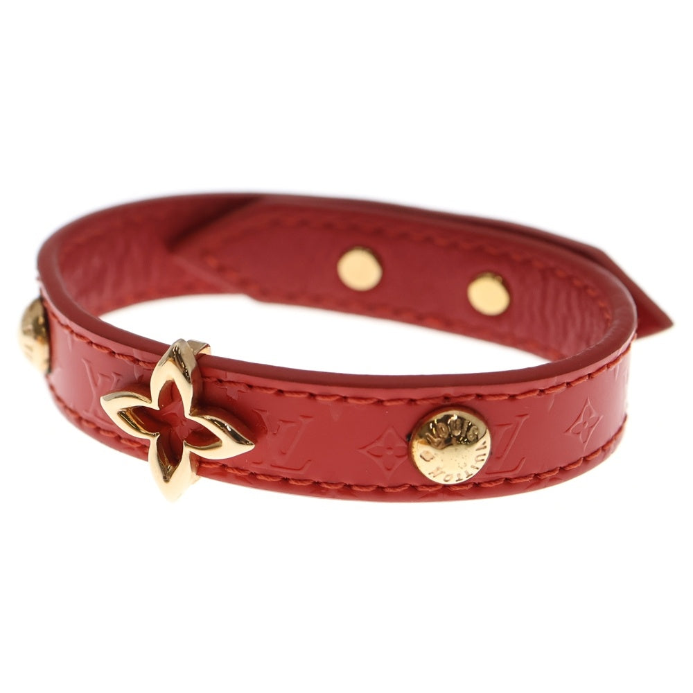 LOUIS VUITTON(ルイヴィトン) モノグラムフラワー レザー ブレスレット