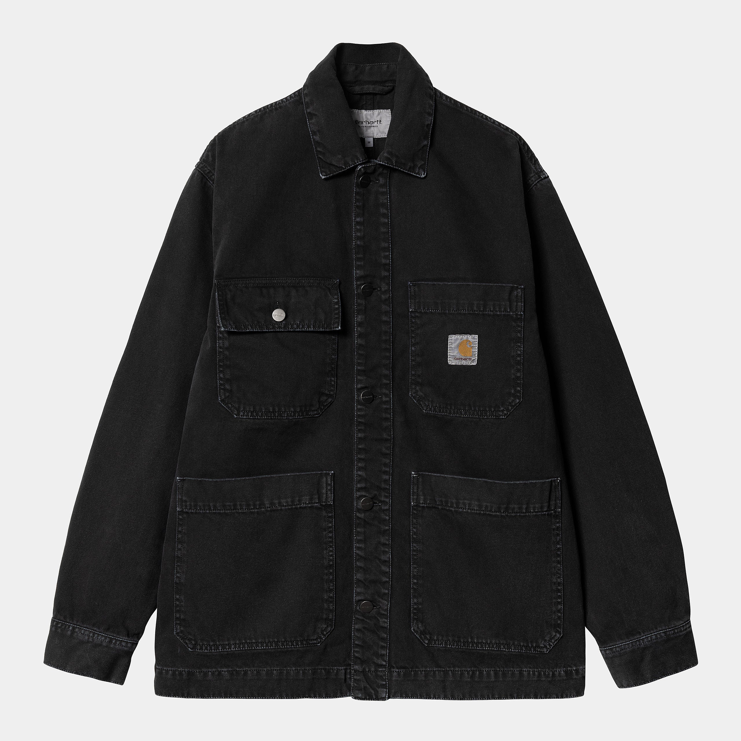 Carhartt WIP - Garrison Coat - Black (Stone Dyed) – Welcome Skate