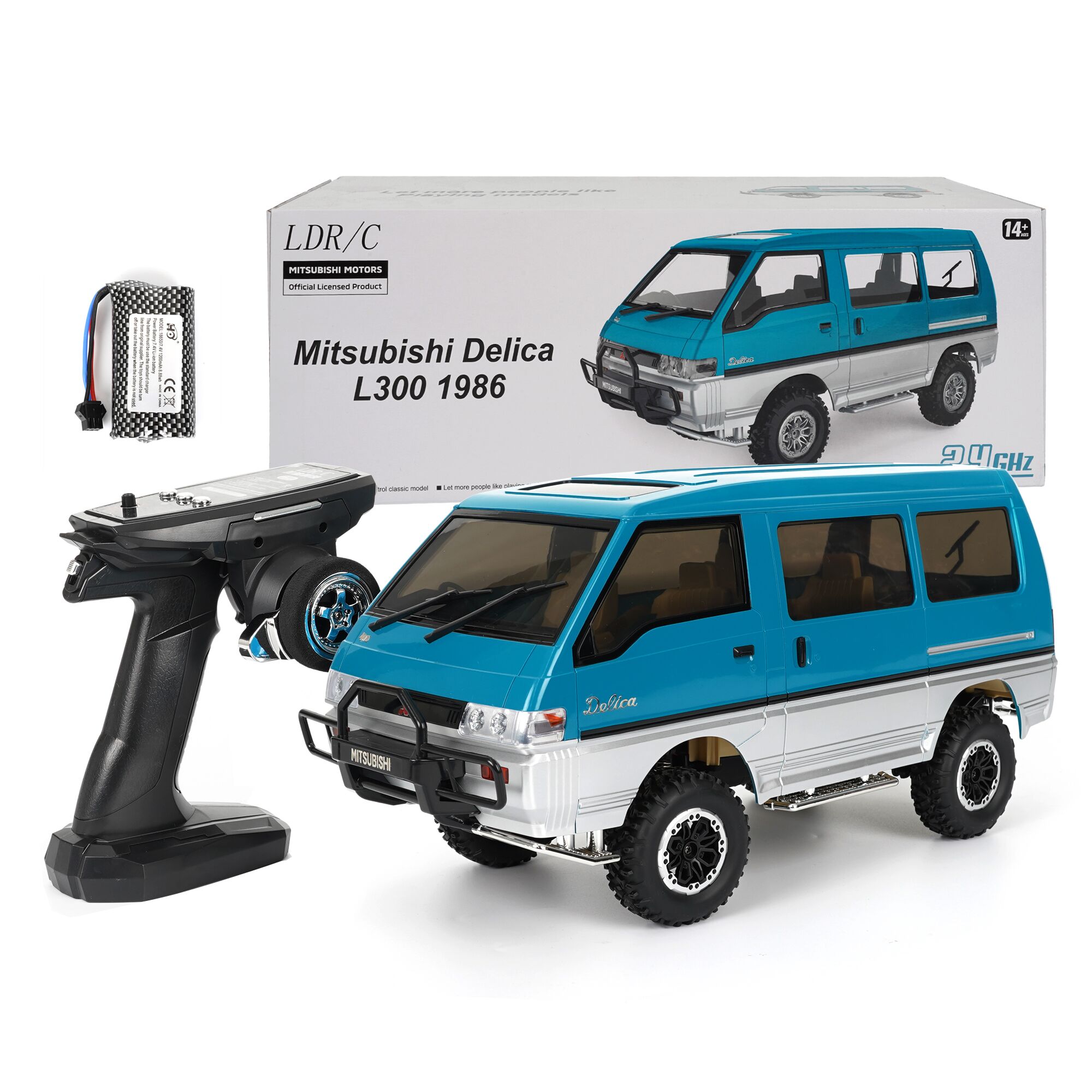 LDR/C 1:12 三菱デリカ L300 1986 正規ライセンス オフロードRC
