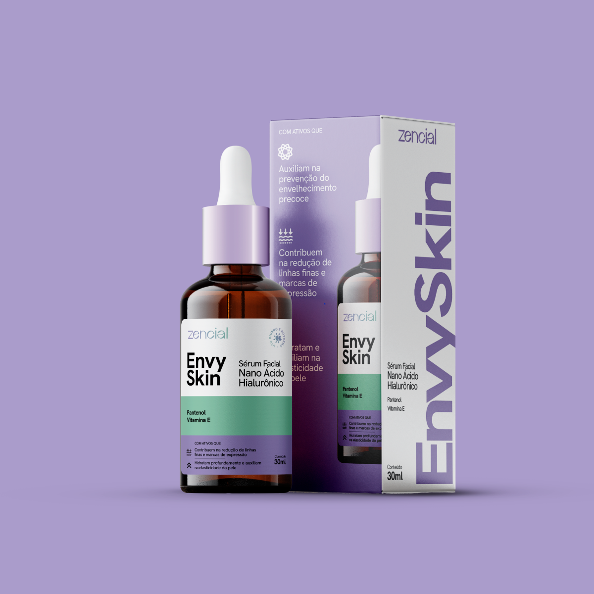 Sérum Facial Nano Ácido Hialurônico Envy Skin – Zencial