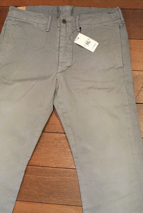 RRL ミリタリーオフィサーチノ、ヘリンボーンツイル、コーデュロイ