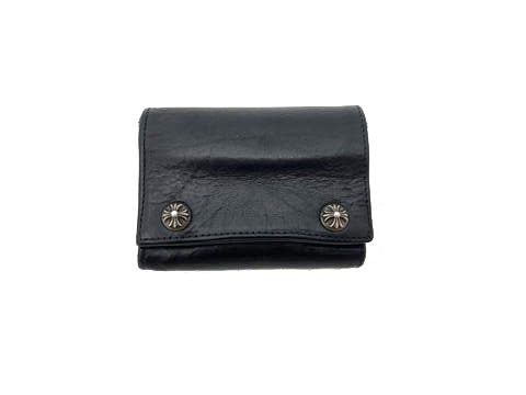 CHROME HEARTS クロムハーツ Trifold Wallet Cemetery Cross Patche 3
